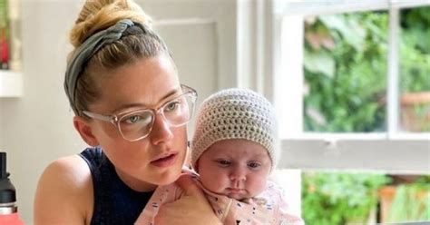 Amber Heard is both 'the mom and the dad' for baby Oonagh